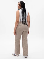 High Rise Flare Khakis