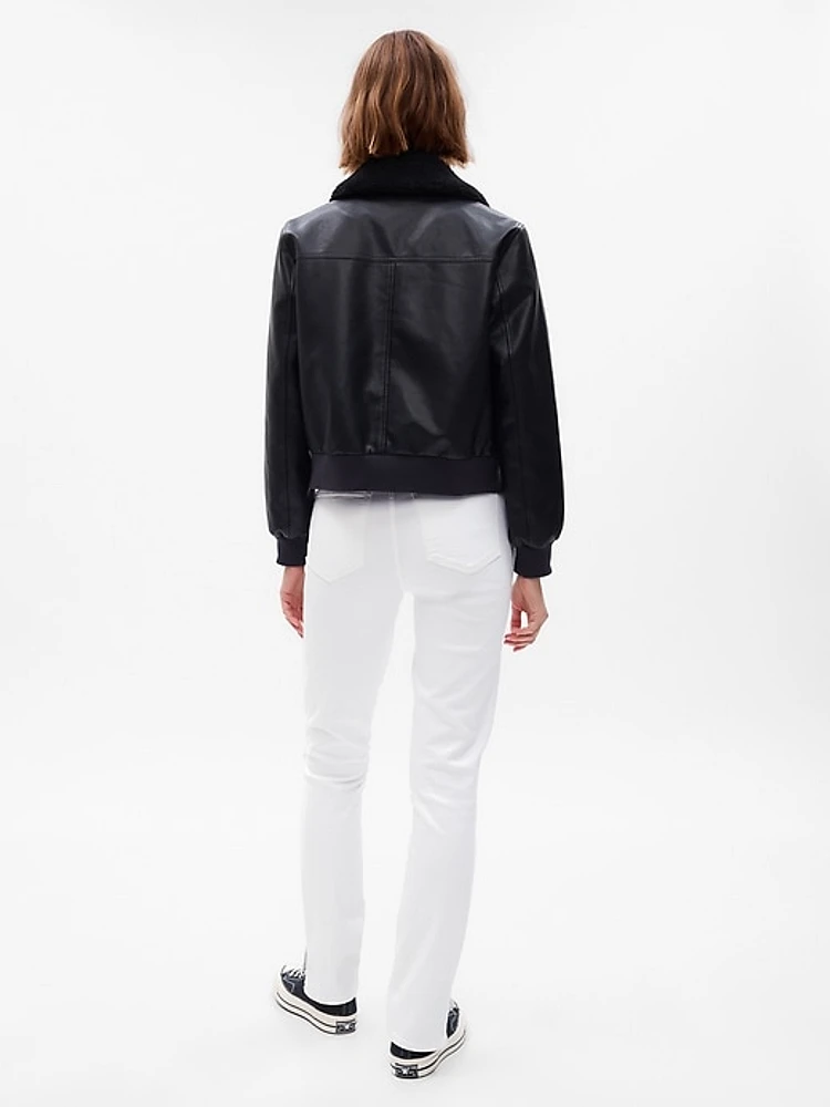 High Rise Vintage Slim Jeans