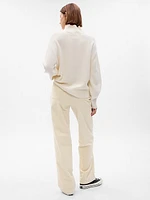 Mid Rise Loose Corduroy Pants