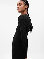 Textured Midi Sweater Dress