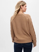 Cable-Knit Sweater