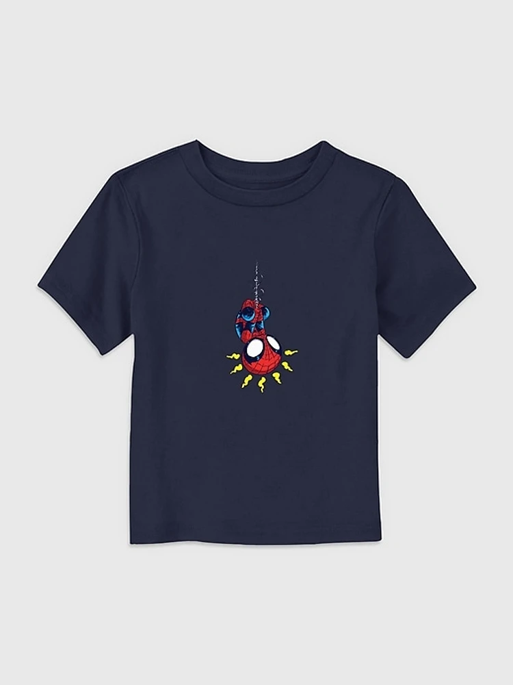 Toddler Spiderman Retro Classic Graphic Tee