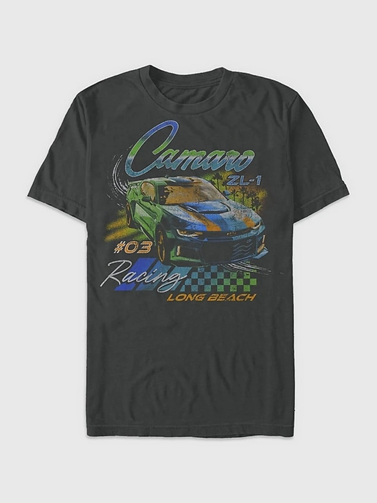 General Motors Camaro Long Beach Racing Graphic Tee