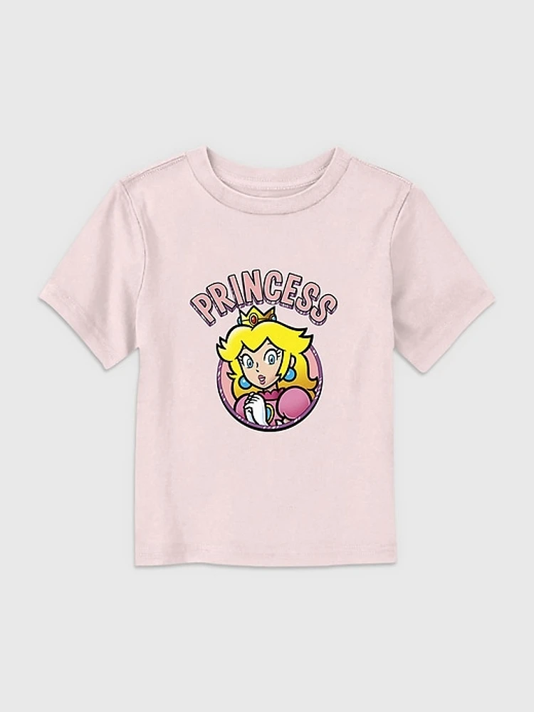 Toddler Nintendo Princess Peach Graphic Tee