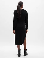 Maternity CashSoft Belted Midi Sweater Dress