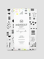 Honest Baby Clothing Organic Cotton Fitted Crib Sheet