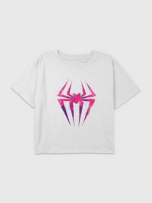 Kids SpiderMan Spiderverse Boxy Crop Tee