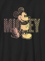 Kids Mickey Mouse and Friends Sketch Checker Tee