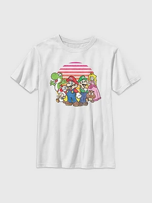 Kids Nintendo Super Mario Sunrise Tee