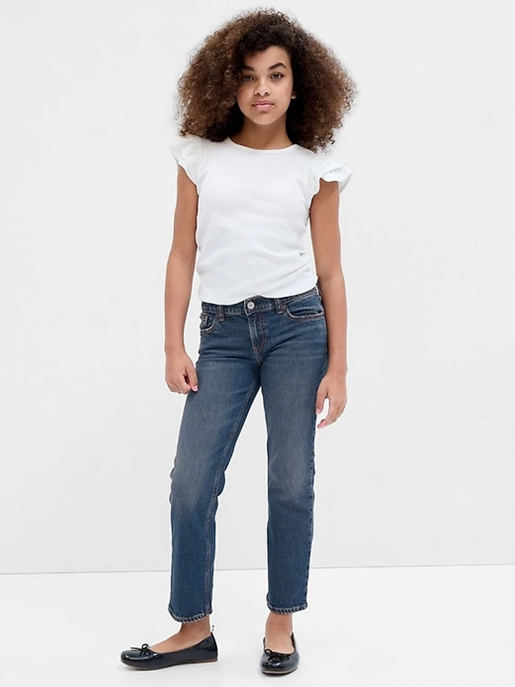 Kids Mid Rise '90s Straight Jeans