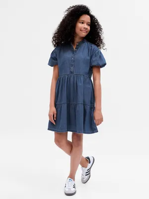 Kids Tiered Denim Dress