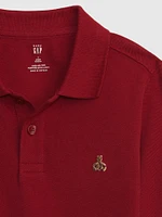 Toddler Organic Cotton Pique Polo Shirt