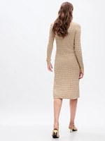 Textured Midi Sweater Dress