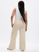 Mid Rise Loose Corduroy Pants