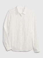 Eyelet Perfect Shirt