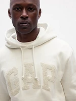 Textured Arch Logo Hoodie