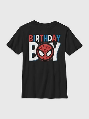 Kids Spiderman Birthday Graphic Tee