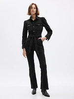 Western Denim Jumpsuit