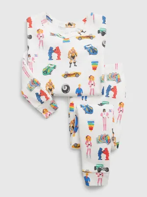 Gap BabyGap 100% Organic Cotton Interactive Bones PJ Set