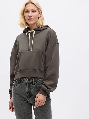 Vintage Soft Cropped Hoodie