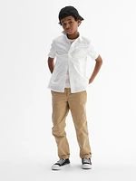 Kids Uniform Straight-Fit Stretch Khakis