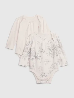 Baby First Favorites Organic Cotton Bodysuit (2-Pack
