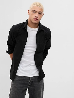 All-Day Poplin Shirt Untucked Fit