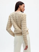 Pointelle Sweater