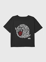 Kids Nintendo Boo Icons Graphic Boxy Crop Tee