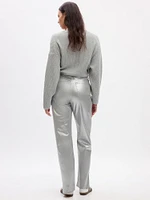 Mid Rise  Metallic '90s Loose Jeans