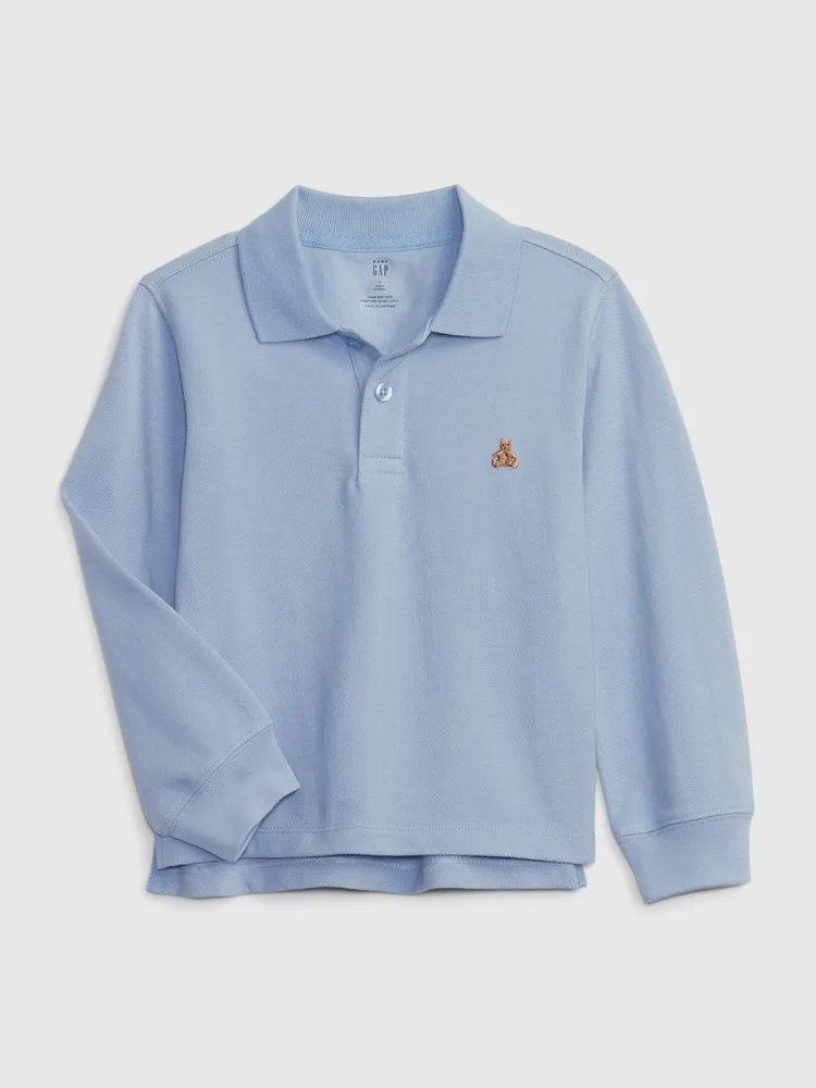 Toddler Organic Cotton Pique Polo Shirt