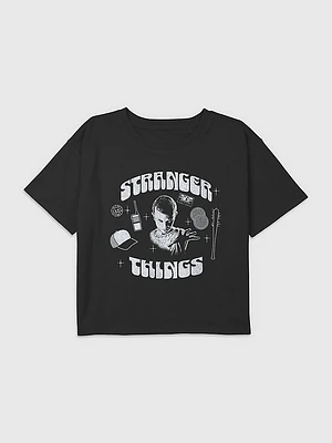 Kids Stranger Things Eleven Graphic Boxy Crop Tee