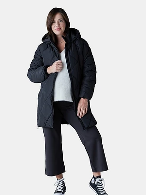 Ingrid and Isabel Maternity Longline Puffer Jacket