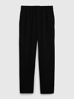 High Rise Relaxed Straight Pull-On Pants