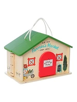 Farmers Market Day Portable Wooden Toy Set