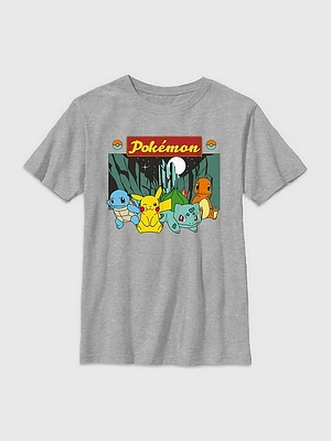 Kids Pokemon Gen 1 Group Graphic Tee