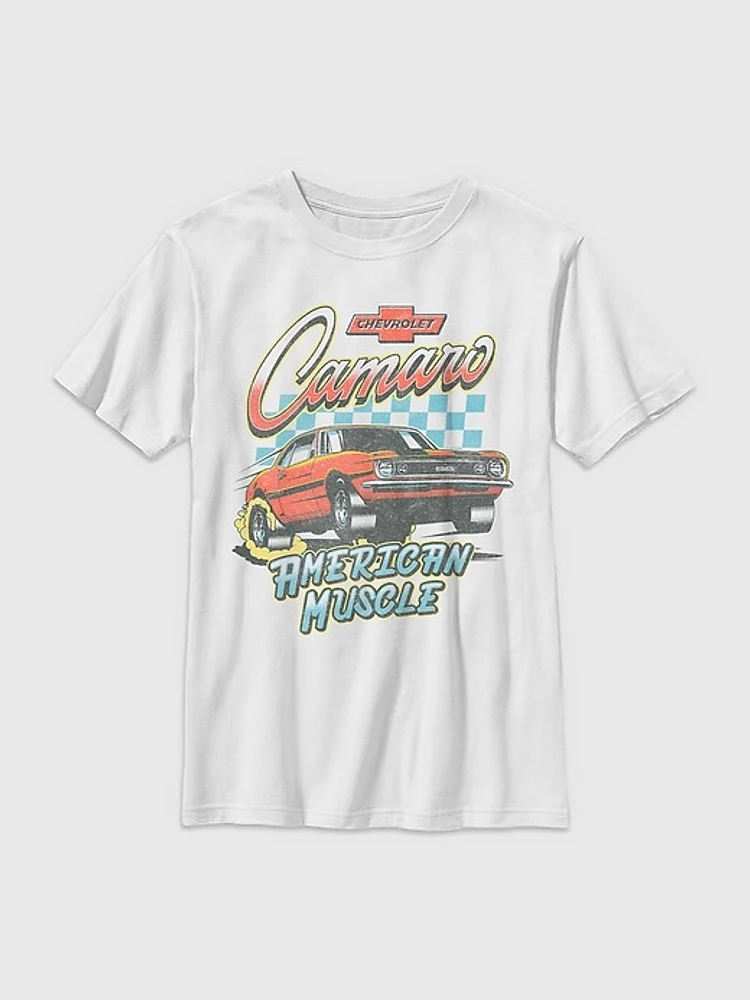 Kids General Motors Chevy Camaro Graphic Tee