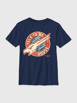 Kids Top Gun Talk to Me Goose Graphic Tee