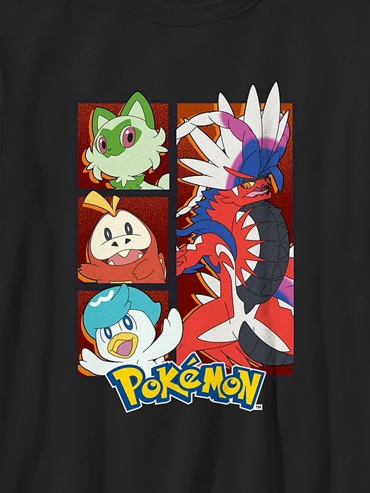 Kids Pokemon Gen 9 Starters Graphic Tee