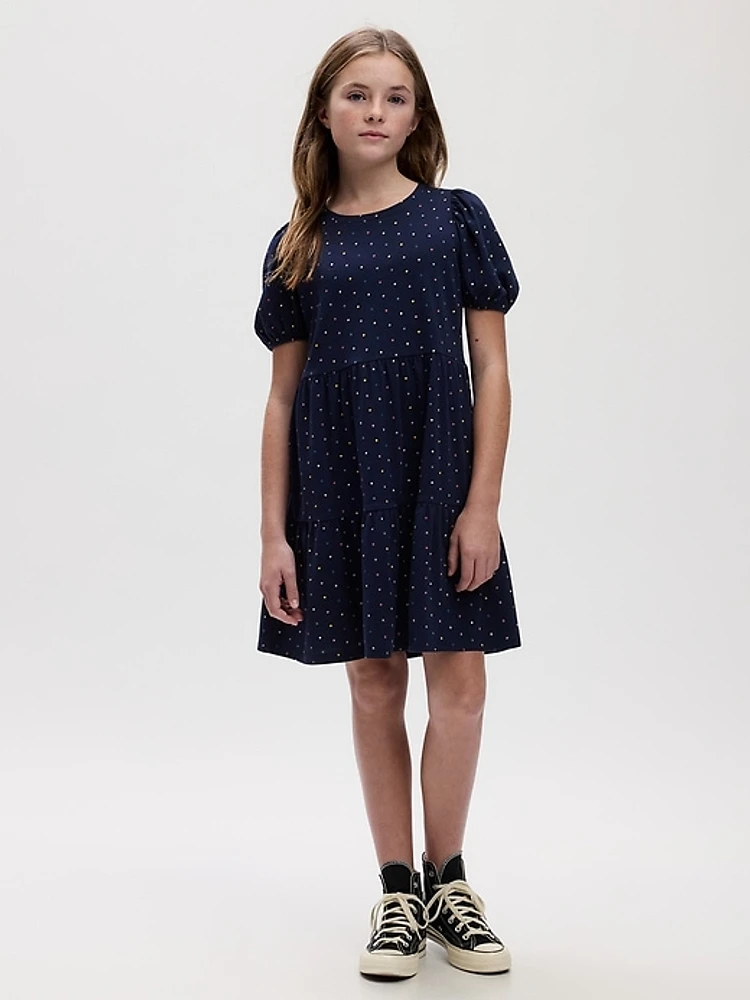 Kids Puff Sleeve Dress