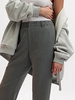 High Rise Relaxed Straight Pull-On Pants