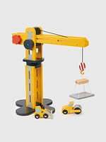 Little Builder Toddler Yellow Crane Toy