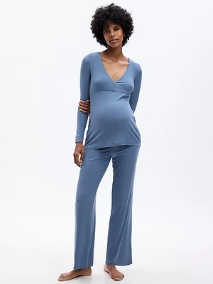 Maternity Rib PJ Set