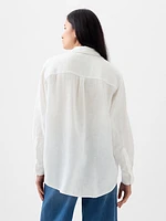 100% Linen Big Shirt