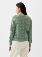 Pointelle Sweater