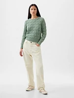 Pointelle Sweater