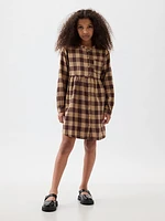 Kids Flannel Shirtdress