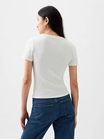 Modern Cropped T-Shirt