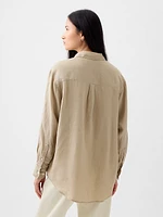 100% Linen Big Shirt