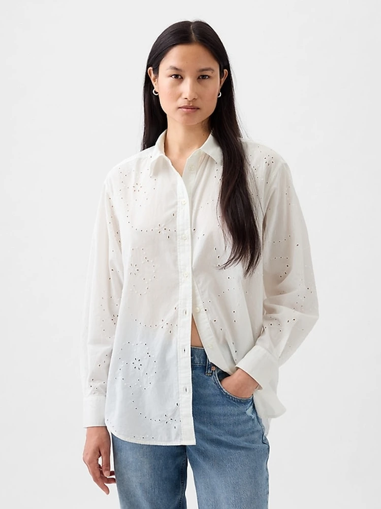 Eyelet Big Shirt